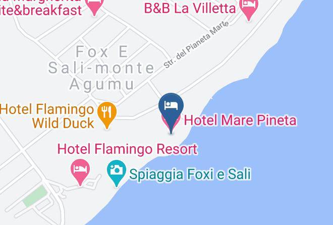 Cagliari - Hotel Mare Pineta Maps