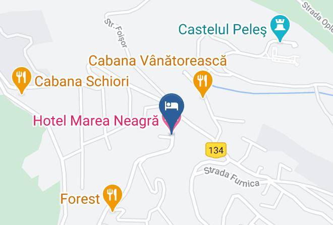 Sinaia - Hotel Marea Neagra Maps