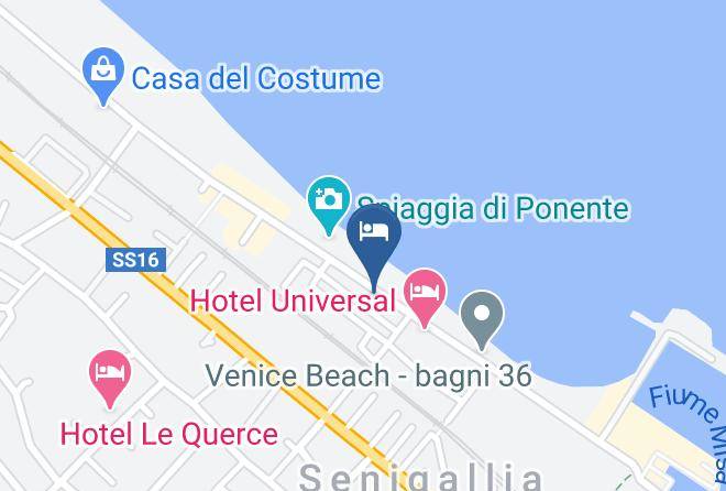 Ancona - Hotel Mareblu Senigallia Maps
