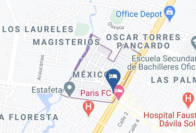 Poza Rica De Hidalgo - Hotel Marel Maps