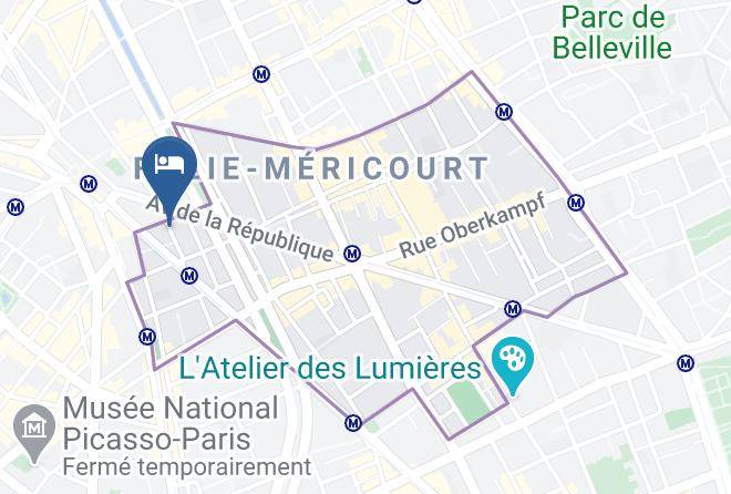 Boutique Hotel Mareuil Paris Map