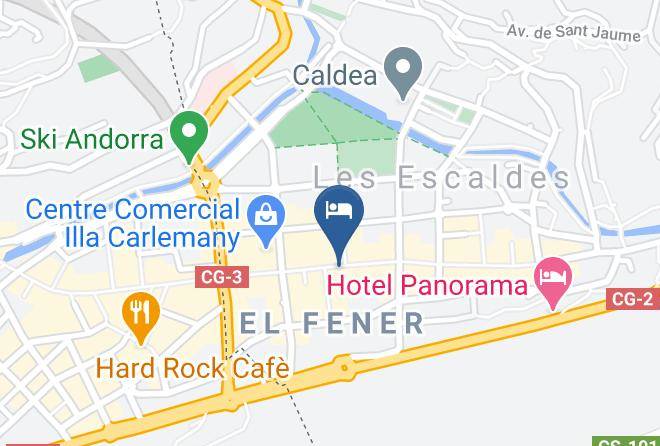 Escaldes Engordany - Hotel Marfany Maps