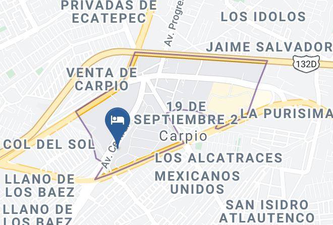 Ecatepec De Morelos - Hotel Marfil Maps