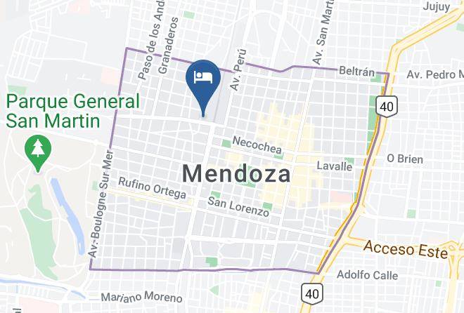 Mendoza - Hotel Margal Maps