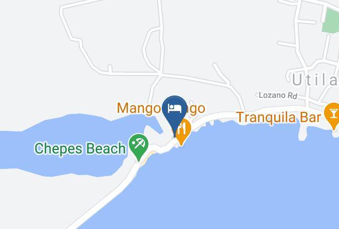 Utila - Hotel Margarita Bay Utila Maps