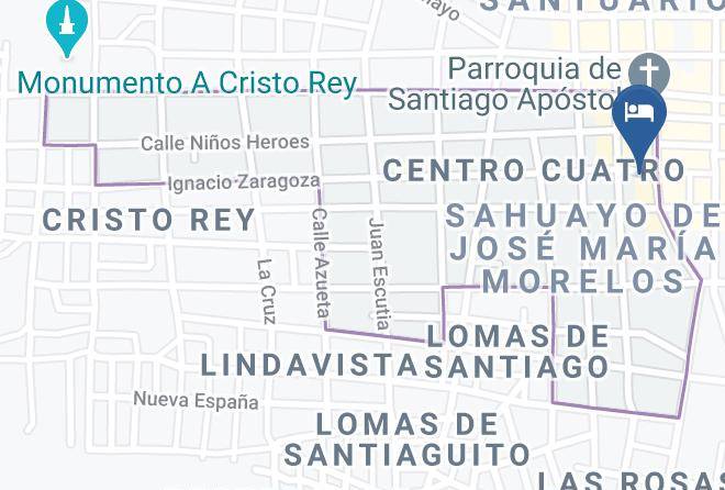 Sahuayo - Hotel Margaritas De Sahuayo Maps
