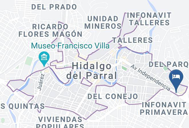 Hidalgo Del Parral - Hotel Margaritas Maps