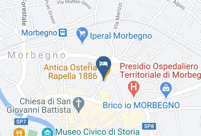 Sondrio - Hotel Margna Antica Osteria Rapella 1886 Maps