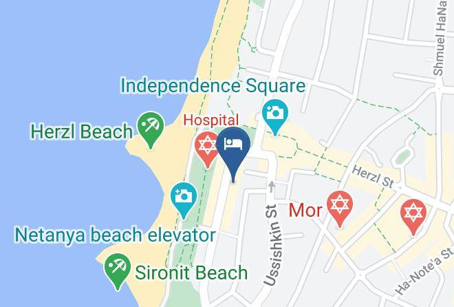 Netanya - Hotel Margoa Maps