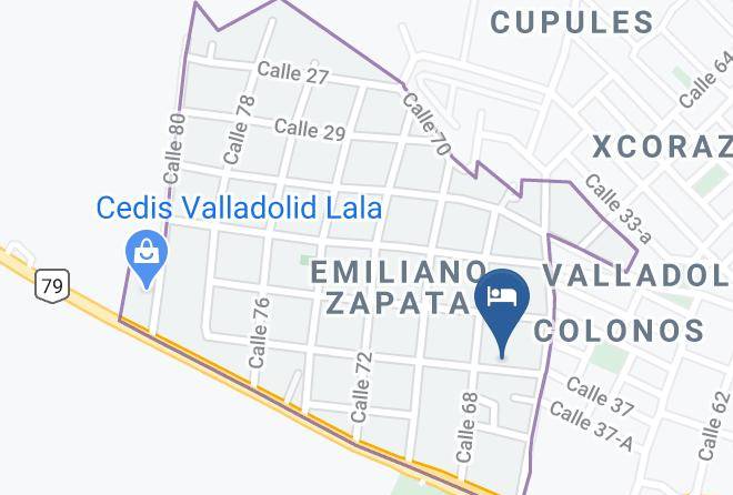 Valladolid - Hotel Hacienda Margot Maps