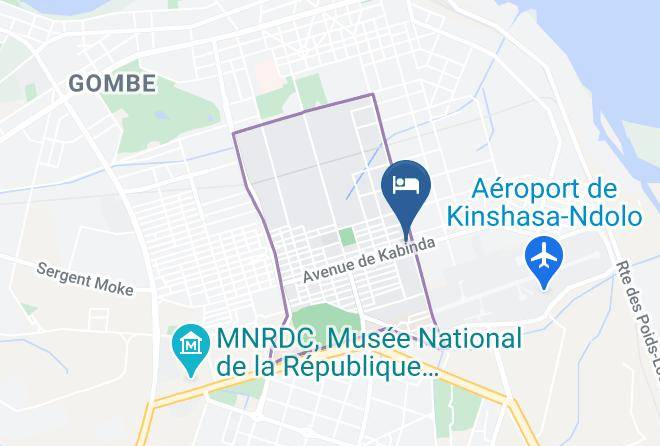 Kinshasa Urban - Hotel Marguerite De Kinshasa Maps