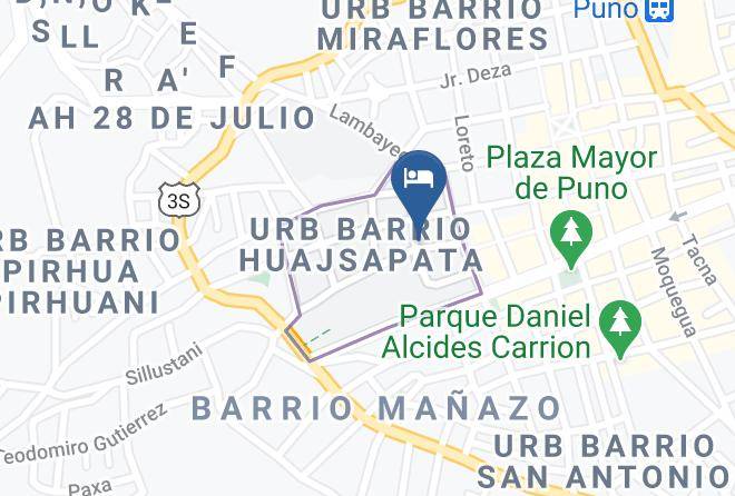 Puno - Hotel Maria Angola Maps