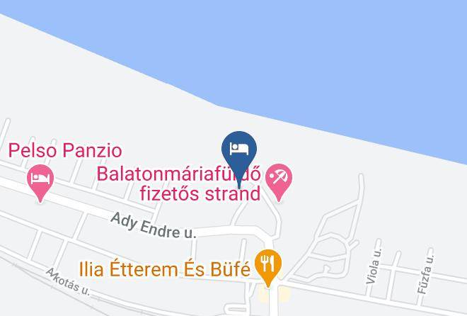 Balatonmariafurdo - Hotel Maria Maps