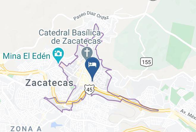 Zacatecas Zacatecas Centro - Hotel Maria Benita Maps