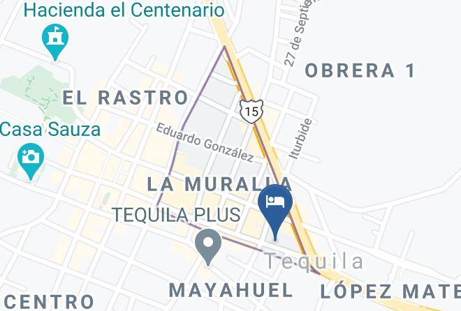 Tequila - Hotel Maria Bonita Maps