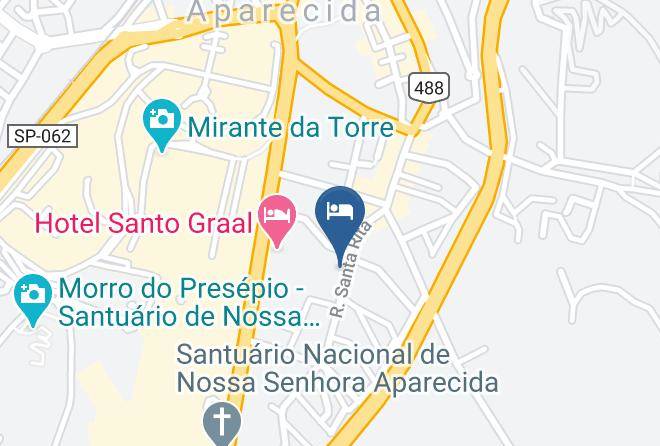 Aparecida - Hotel Maria Da Fe Maps