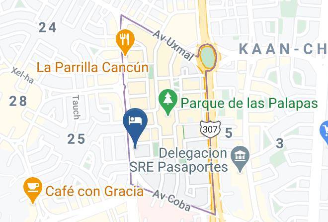 Benito Juarez - Hotel Maria De Lourdes Maps