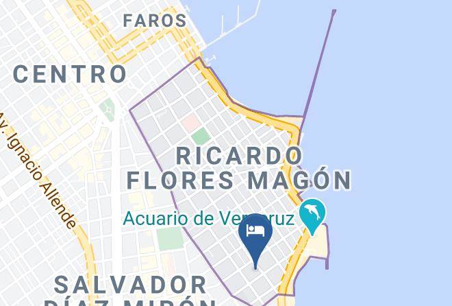 Veracruz Ricardo Flores Magon - Hotel Maria Del Rocio Maps