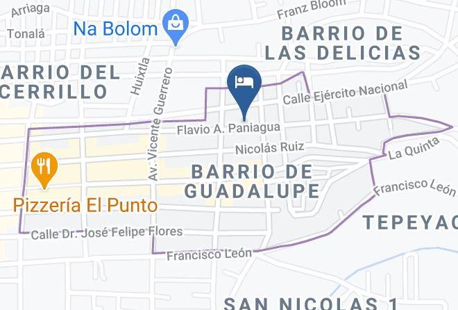 San Cristobal De Las Casas - Hotel Maria Elena Maps