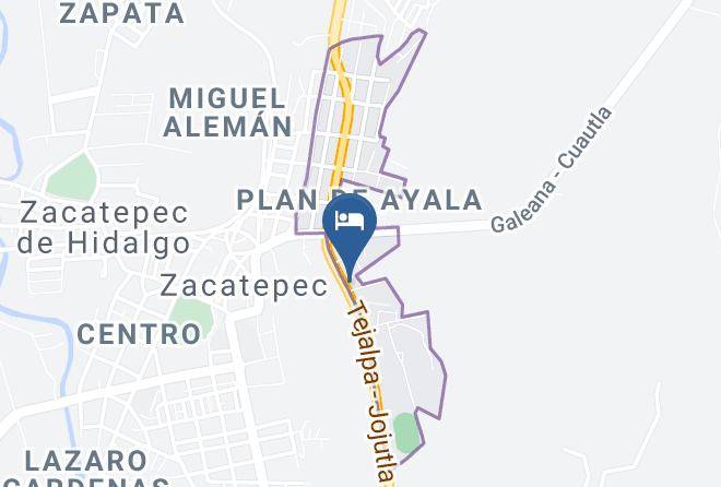 Zacatepec - Hotel Maria Felix Maps