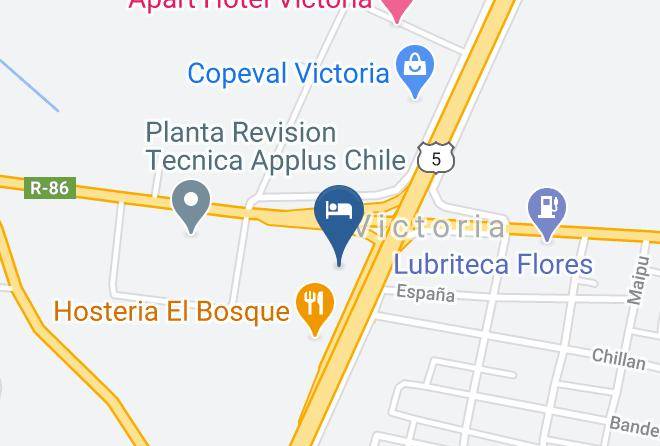Malleco Province - Hotel Maria Gabriela Maps