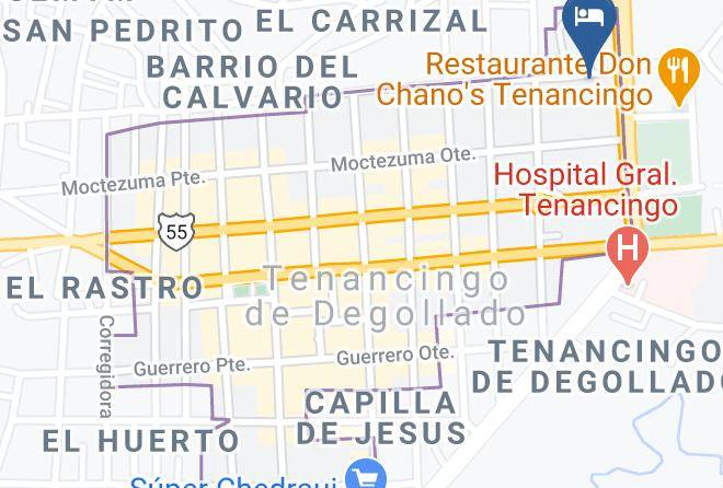 Tenancingo - Hotel Maria Isabel Maps