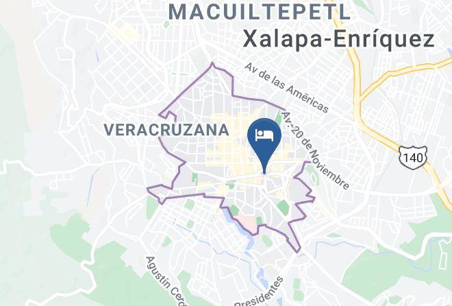 Xalapa - Hotel Maria Isabel Maps