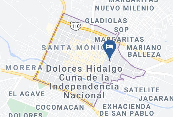 Dolores Hidalgo Cuna De La Independencia Nacional - Hotel Maria Isabella Maps