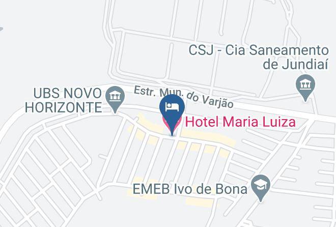 Jundiai - Hotel Maria Luiza Maps