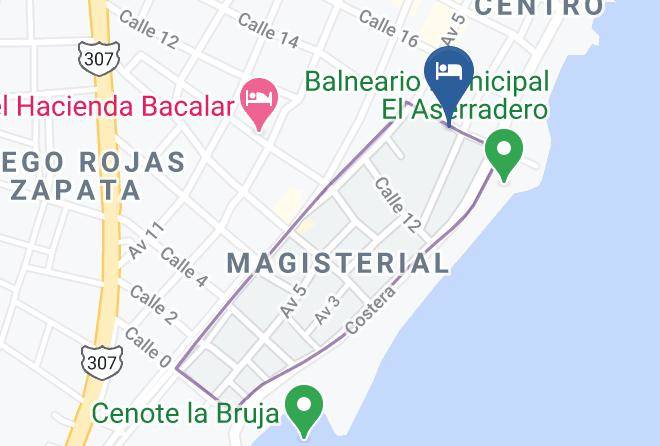 Bacalar - Hotel Maria Maria Bacalar Maps