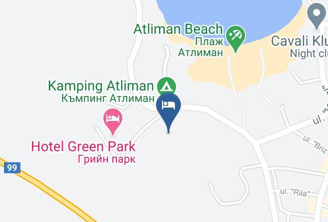 Primorsko - Hotel Maria Maps