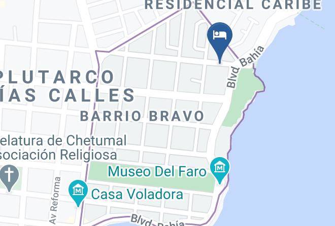 Othon P Blanco - Hotel Maria Regina Maps