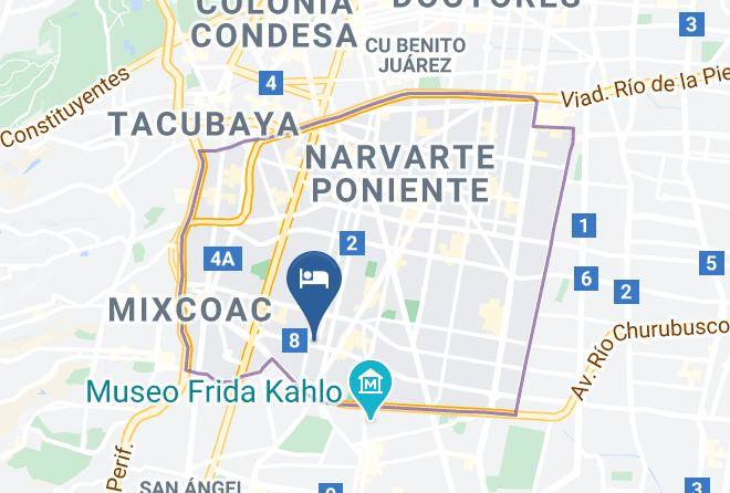 Benito Juarez - Hotel Maria Rico Maps