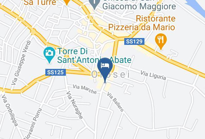 Nuoro - Hotel Maria Rosaria Maps