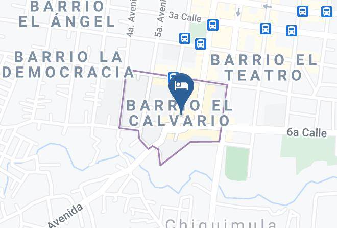 Chiquimula - Hotel Maria Teresa Maps
