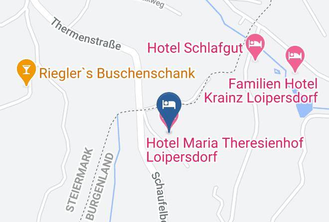 Jennersdorf - Hotel Maria Theresienhof Loipersdorf Maps