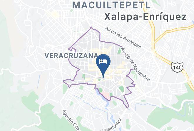Xalapa - Hotel Maria Victoria Maps