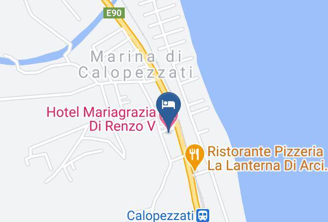 Cosenza - Hotel Mariagrazia Di Renzo V Maps