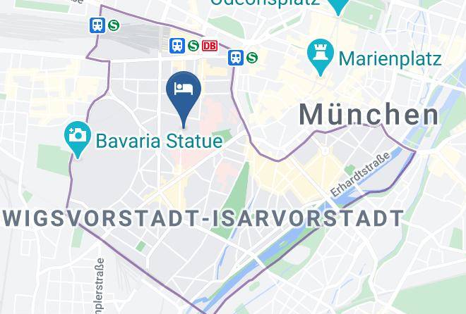 Munich District - Hotel Mariandl Maps