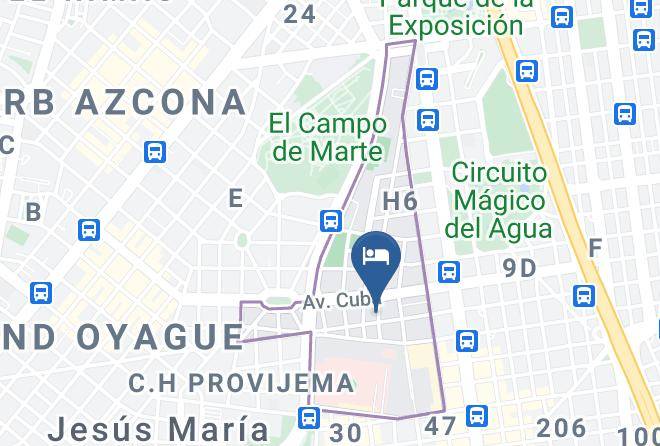 Jesus Maria - Mariategui Hotel & Suite Maps