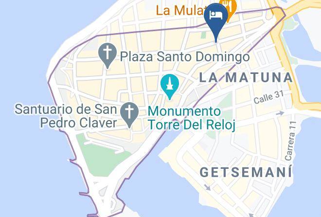 Cartagena De Indias - Hotel Marie Real Maps