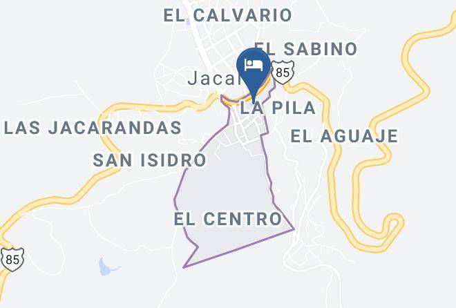 Jacala De Ledezma - Hotel Mariely Maps