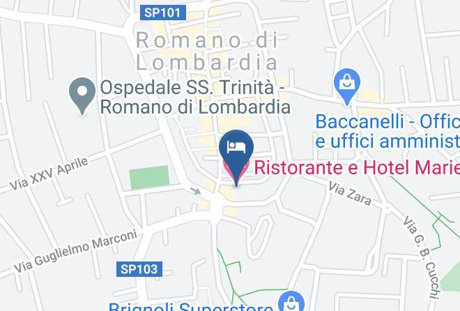 Bergamo - Ristorante E Hotel Mariet Maps