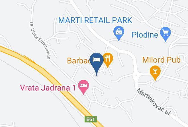 Rijeka - Hotel Marija Sucic Maps