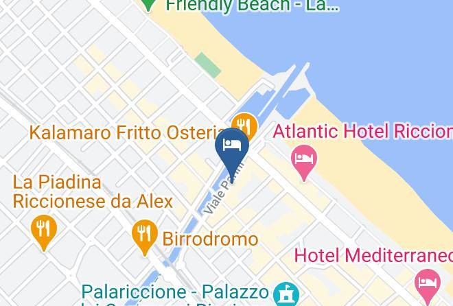 Rimini - Hotel Marilena Maps