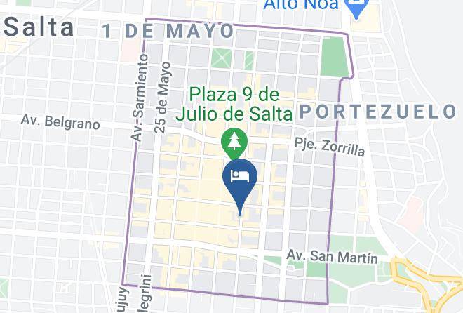 Salta - Hotel Marilian Maps