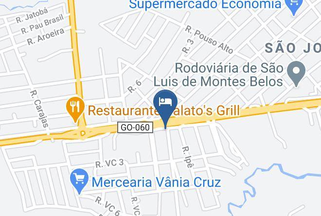Sao Luis De Montes Belos - Hotel Marin Maps