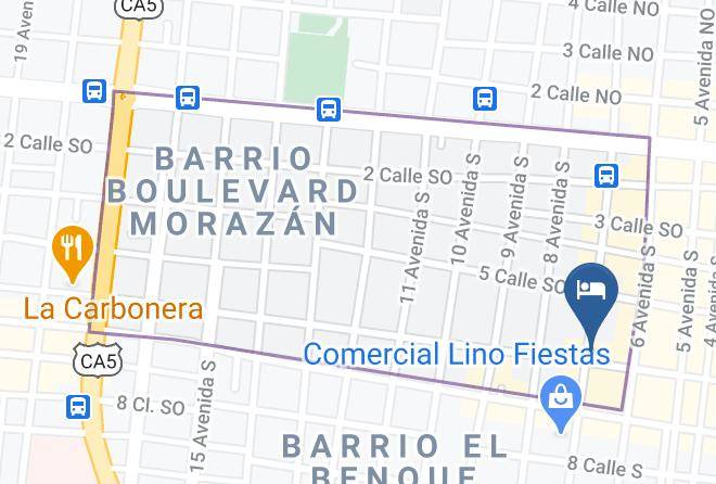 San Pedro Sula - Hotel Marina 2 Maps