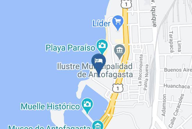 Antofagasta Province - Hotel Marina Maps
