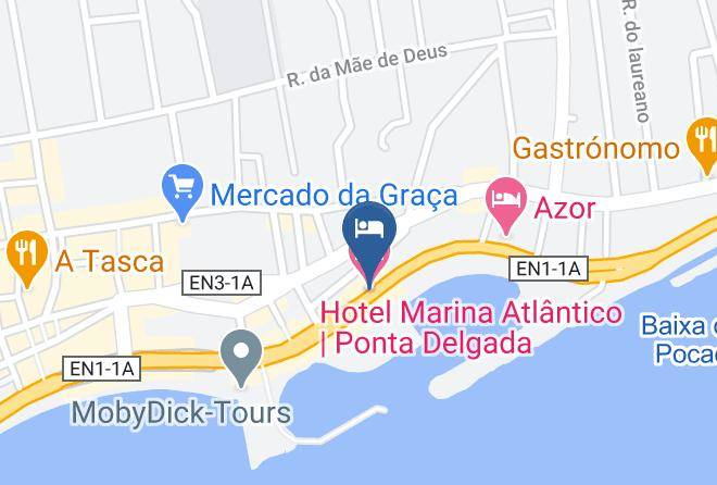 Ponta Delgada - Hotel Marina Atlantico Ponta Delgada Maps